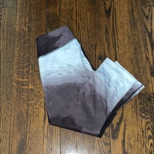 Reebok capries grey white and black